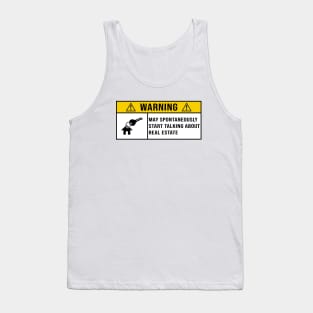 Funny Real Estate Quote Tank Top